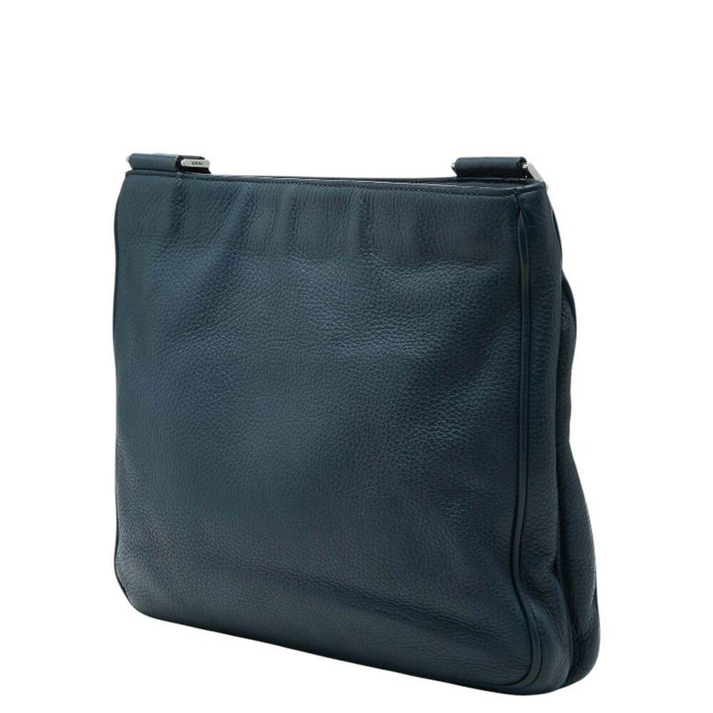 PRADA Blue Leather Shoulder Bag - Picture 2 of 8